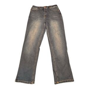 Frye Straight Leg Jeans Women’s Size 10/ 30 High Rise Medium Wash Stretch Denim